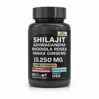 Shilajit 8 en 1 60 Cápsulas